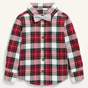 OLD Navy Plaid Button Down Flannel Shirt